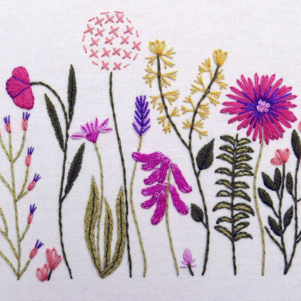 Free Hand Embroidery Pattern for October – Marigold Flower - Stitchdoodles