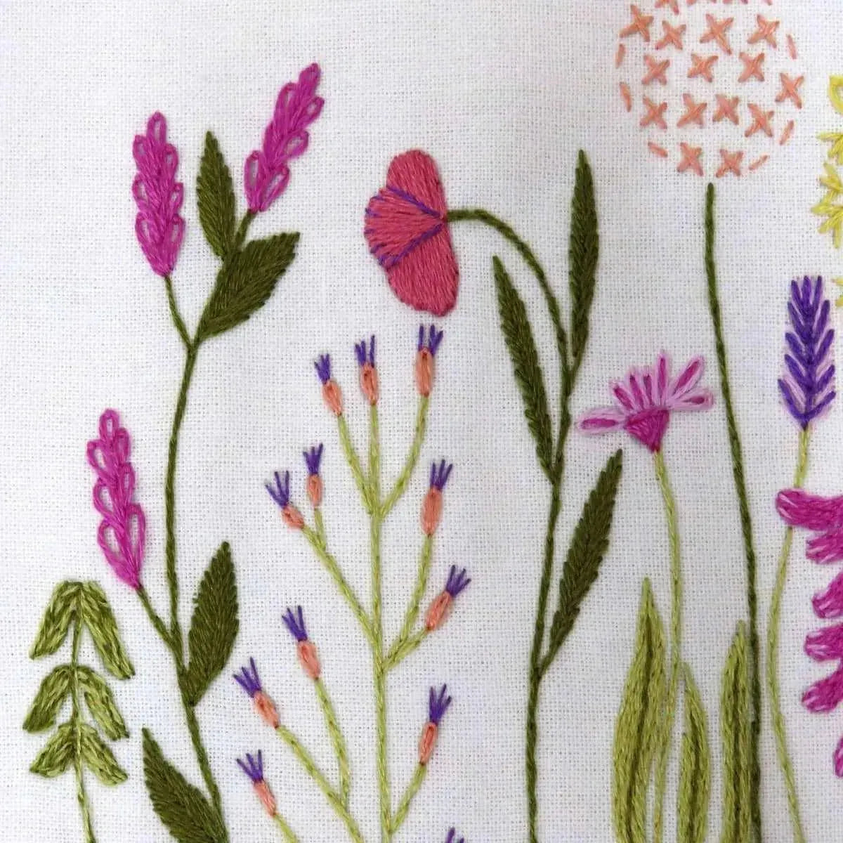 Meadow Flowers Hand Embroidery Pattern – StitchDoodles