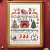 Night Before Christmas Pre Printed Embroidery Fabric Panel , Pre Printed Fabric Pattern , StitchDoodles , christmas, embroidery hoop kit, embroidery kit for adults, embroidery kit for beginers, embroidery kits for beginners, hand embroidery, hand embroidery pattern, Printed Pattern , StitchDoodles , shop.stitchdoodles.com