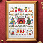 Night Before Christmas Stitch Hand Embroidery Pattern , PDF Download , StitchDoodles , christmas, embroidery hoop kit, embroidery kit for adults, embroidery kit for beginers, embroidery kits for beginners, embroidery pattern, hand embroidery, PDF pattern , StitchDoodles , shop.stitchdoodles.com