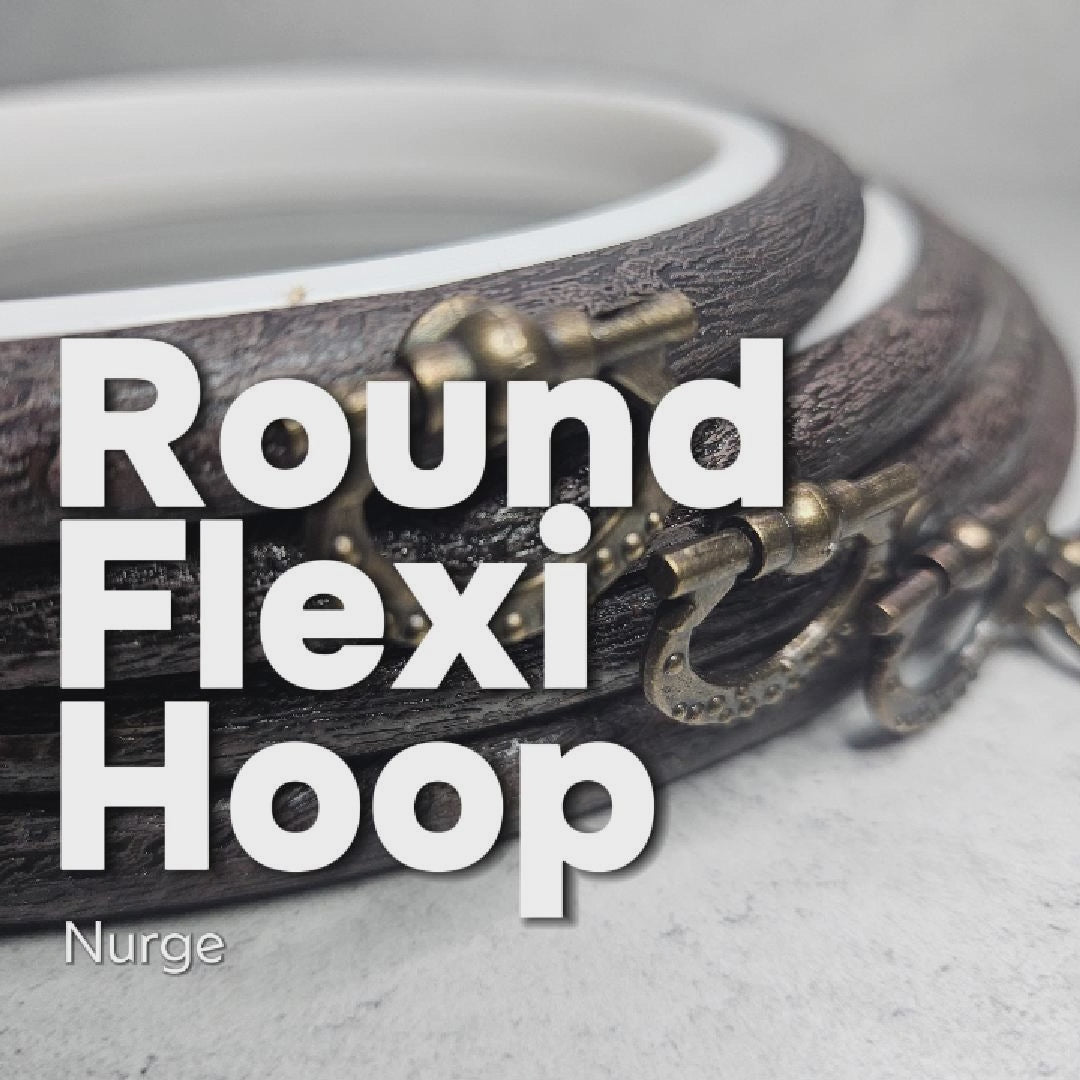 Nurge Round Flexi Embroidery Hoops
