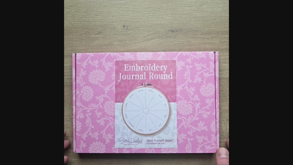 Embroidery Kit for Beginners Journal Complete Starter Kit