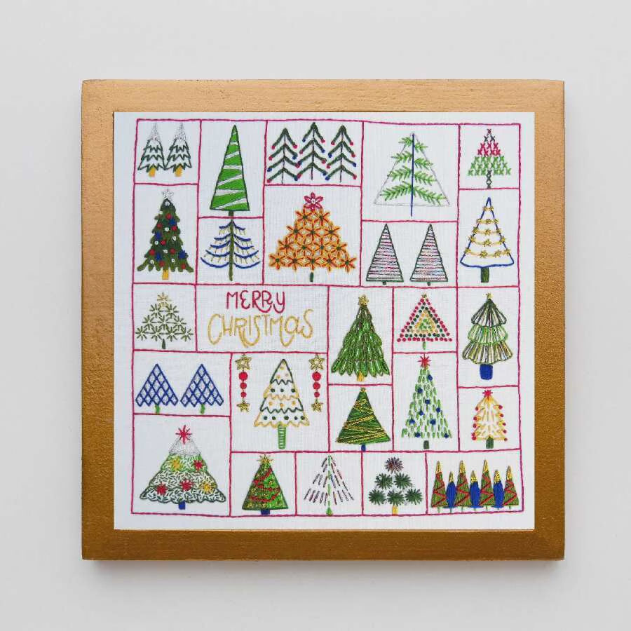 Oh Christmas Tree Embroidery PDF Pattern