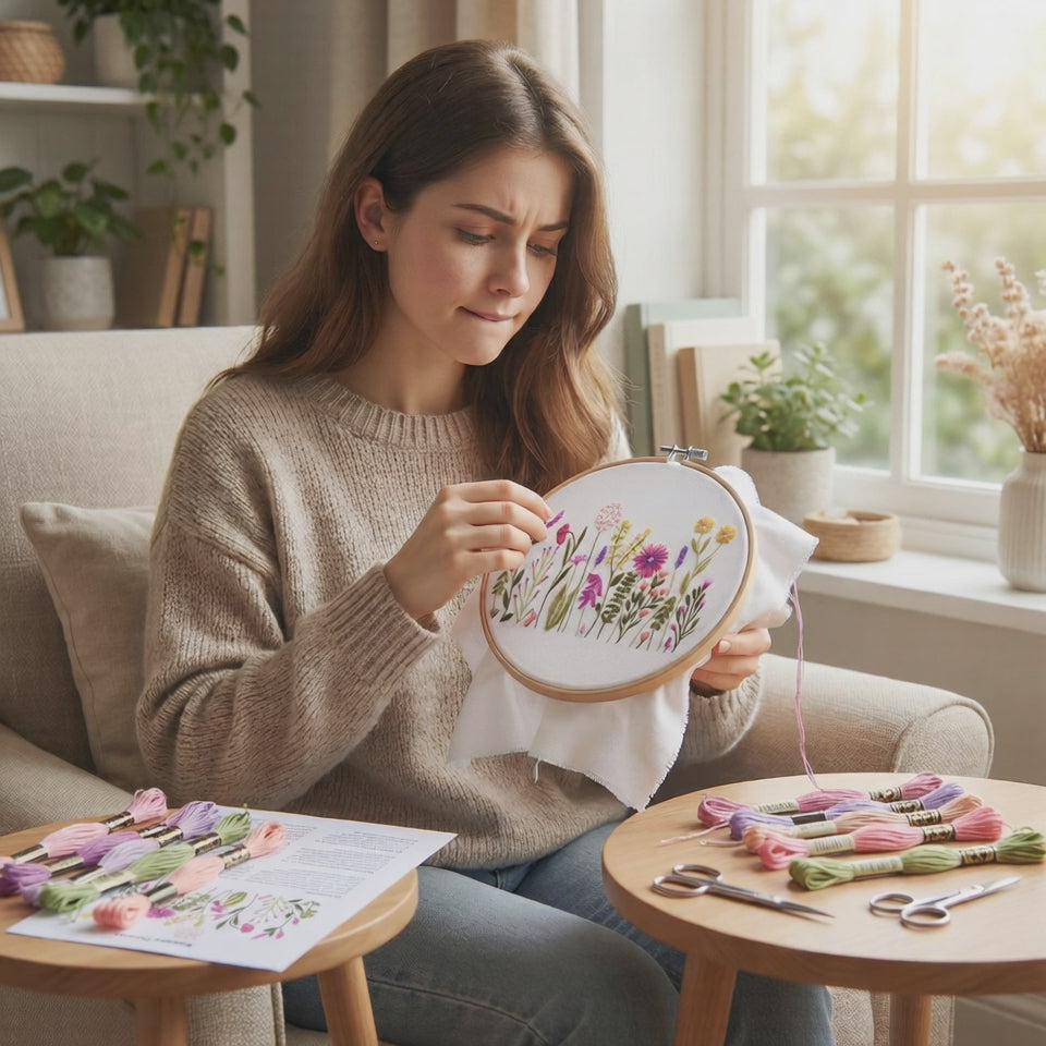 beginner hand embroidery kits and pattern