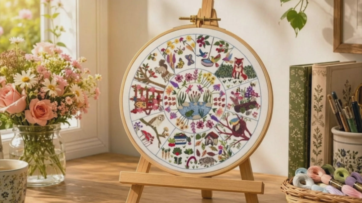 Year in Nature 2026 Stitch A Long Full Hand Embroidery Kit