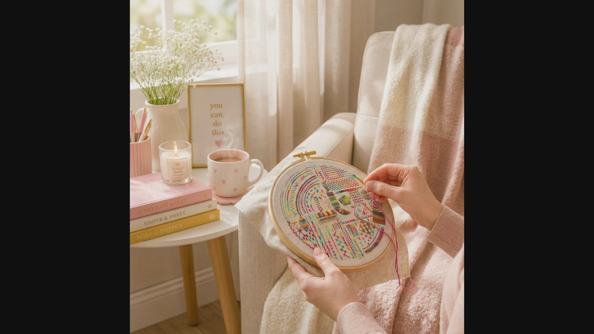 Card Deck Sampler — Pre-Printed Hand Embroidery Fabric Panel