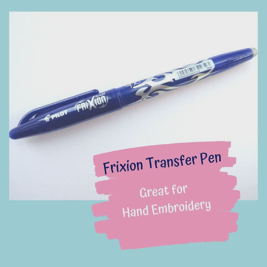 Pilot Frixion Pen – Erasable Hand Embroidery Transfer Pen