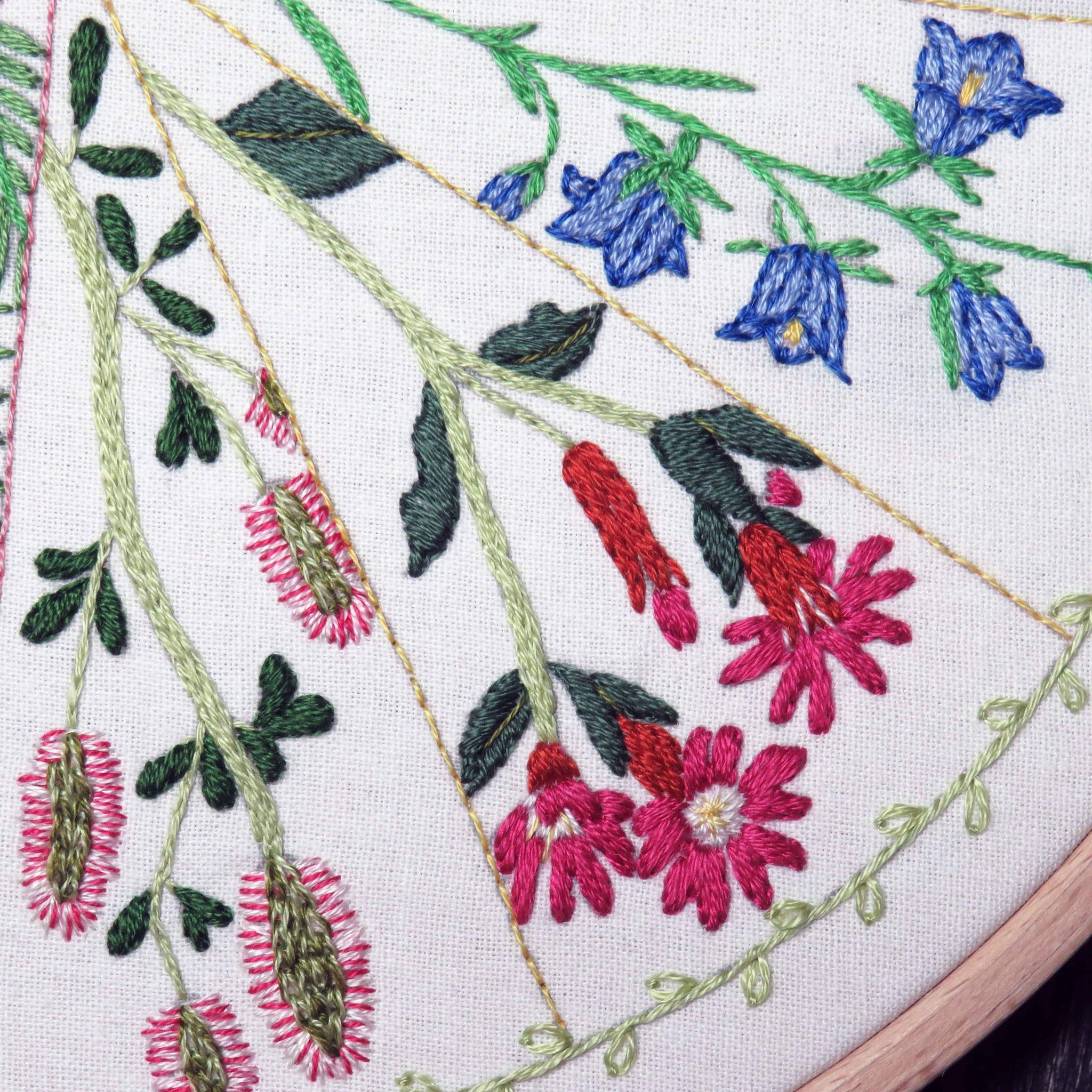 Flowery Folk, Hand Embroidery Pattern – StitchDoodles