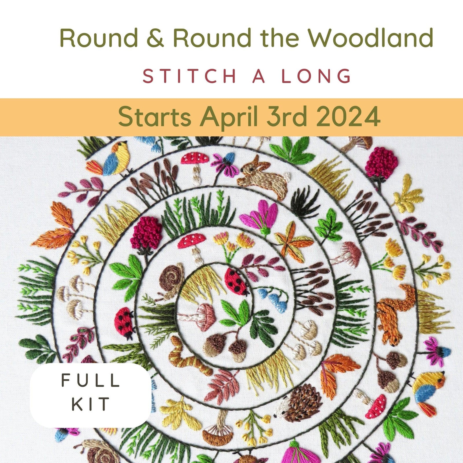 StitchDoodles. Beautiful Modern Hand Embroidery Patterns, Kits