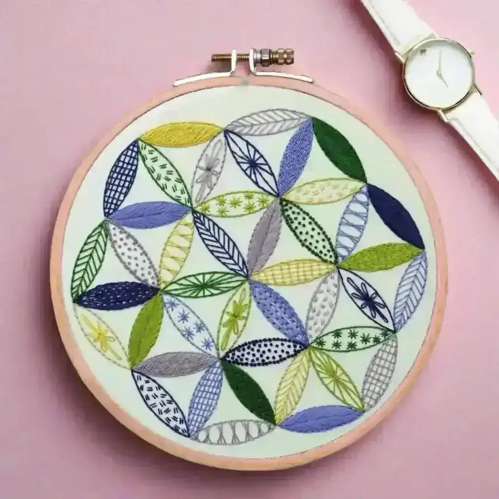 Starflower Sampler Hand Embroidery Kit StitchDoodles