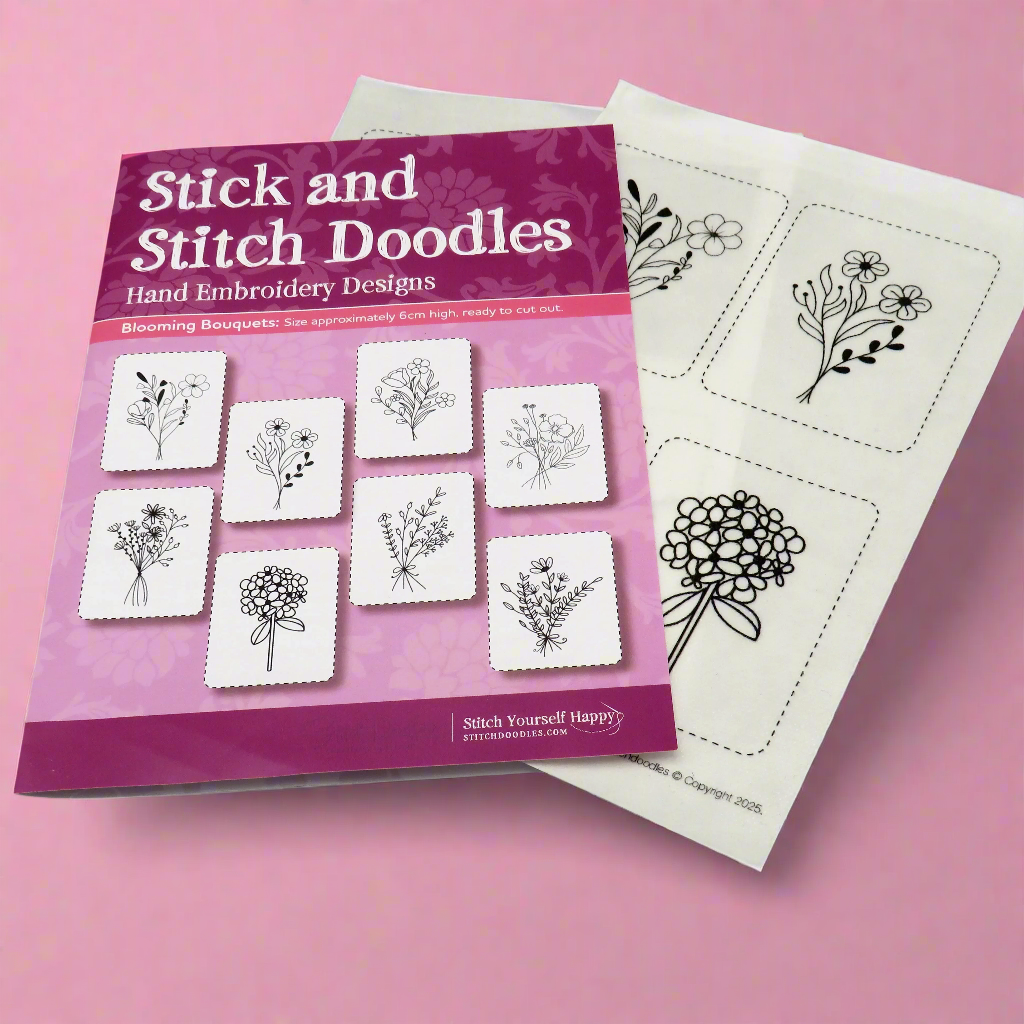 Stick and Stitch Doodles, Blooming Bouquets , embroidery pattern , StitchDoodles , embroidery pattern, Embroidery Supplies, embroidery thread, hand embroidery, hand embroidery pattern, new, stick and stitch , StitchDoodles , shop.stitchdoodles.com