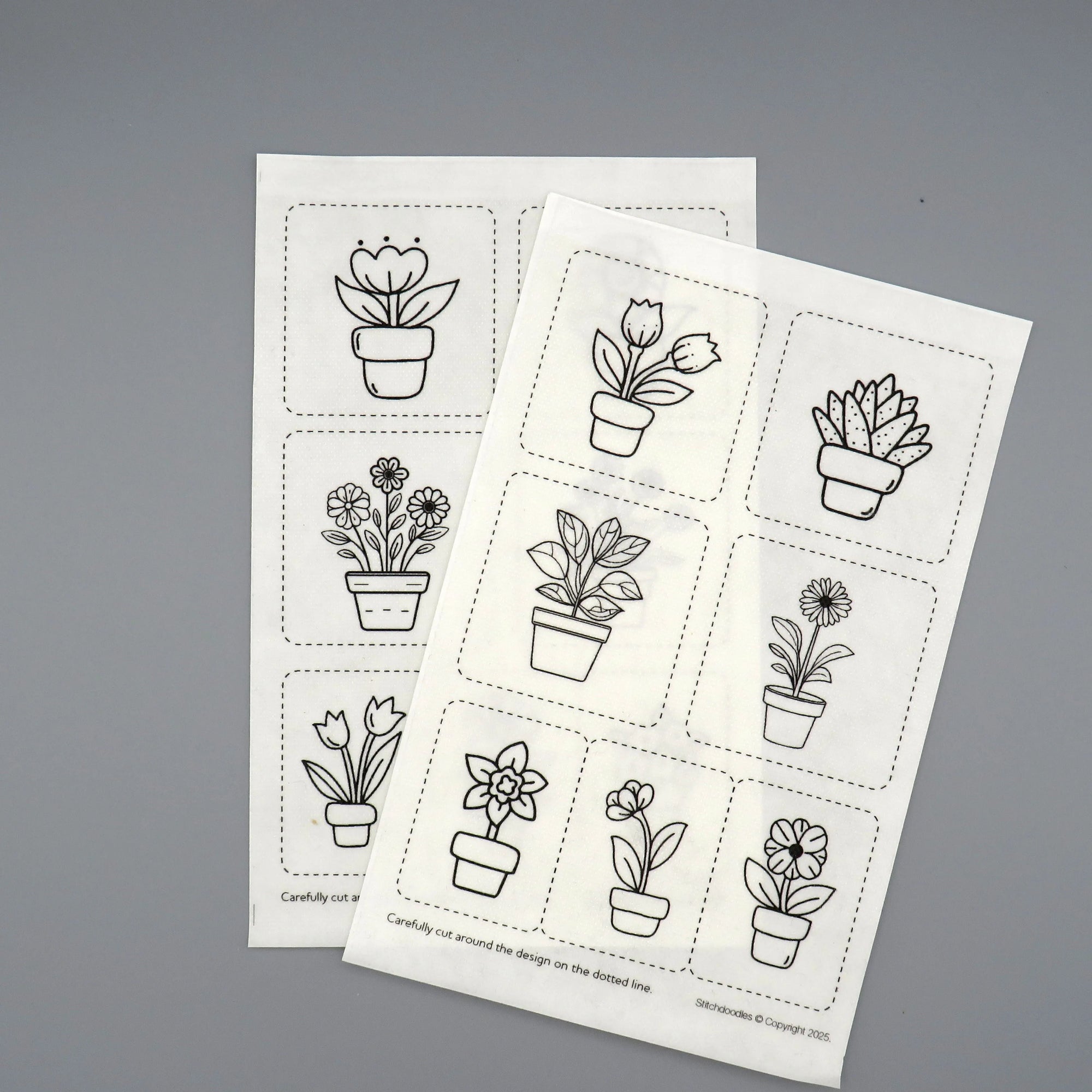 Stick and Stitch Doodles, Embroidery Garden Plant Pots , embroidery pattern , StitchDoodles , embroidery pattern, Embroidery Supplies, embroidery thread, hand embroidery, hand embroidery pattern, new, stick and stitch , StitchDoodles , shop.stitchdoodles.com