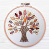 Stitch Fun with Leaves Pre Printed Embroidery Fabric Pattern , Pre Printed Fabric Pattern , StitchDoodles , embroidery hoop kit, embroidery kit for adults, embroidery kit for beginners, embroidery kits for adults, embroidery kits for beginers, hand embroidery, hand embroidery pattern, modern embroidery kits, Printed Pattern , StitchDoodles , shop.stitchdoodles.com
