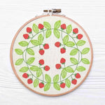 Strawberry Swirl, Pre Printed Embroidery Fabric Pattern , Pre Printed Fabric Pattern , StitchDoodles , crafting, Embroidery, embroidery gift, embroidery hoop kit, Embroidery Kit, embroidery kit for adults, embroidery kit for beginners, embroidery kits for adults, embroidery kits for beginers, embroidery pattern, hand embroidery, hand stitching, hoop art, modern embroidery, modern embroidery kits, sewing, stitchdoodles, strawberry , StitchDoodles , shop.stitchdoodles.com