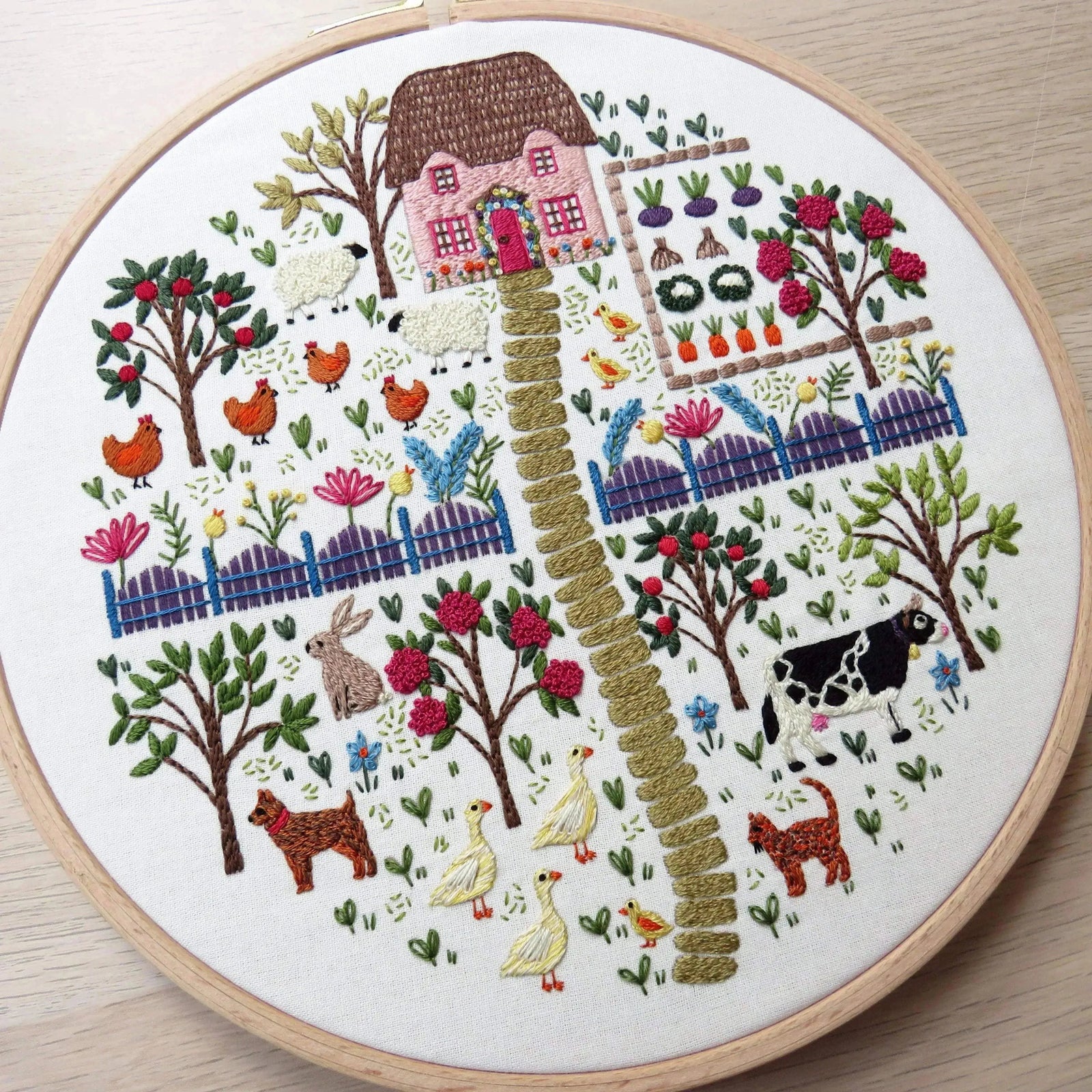 The Homestead Hand Embroidery Kit