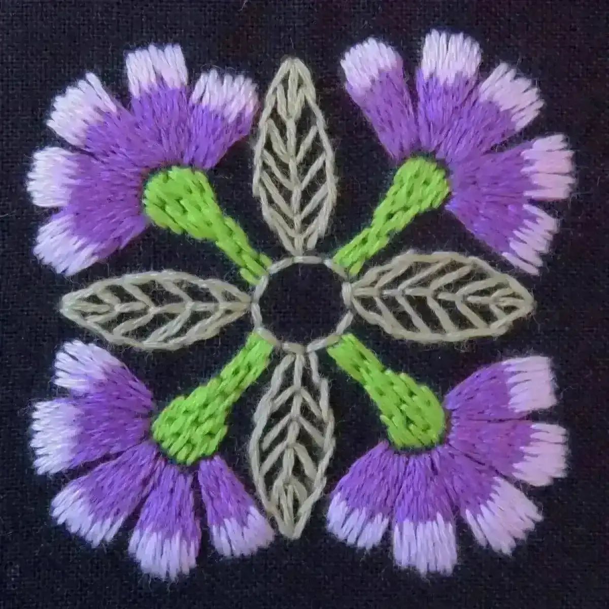 The Night Garden, Hand Embroidery Pattern , PDF Download , StitchDoodles , embroidery hoop kit, embroidery kit for adults, embroidery kit for beginners, embroidery kits for adults, embroidery kits for beginers, hand embroidery, modern embroidery kits, PDF pattern , StitchDoodles , shop.stitchdoodles.com