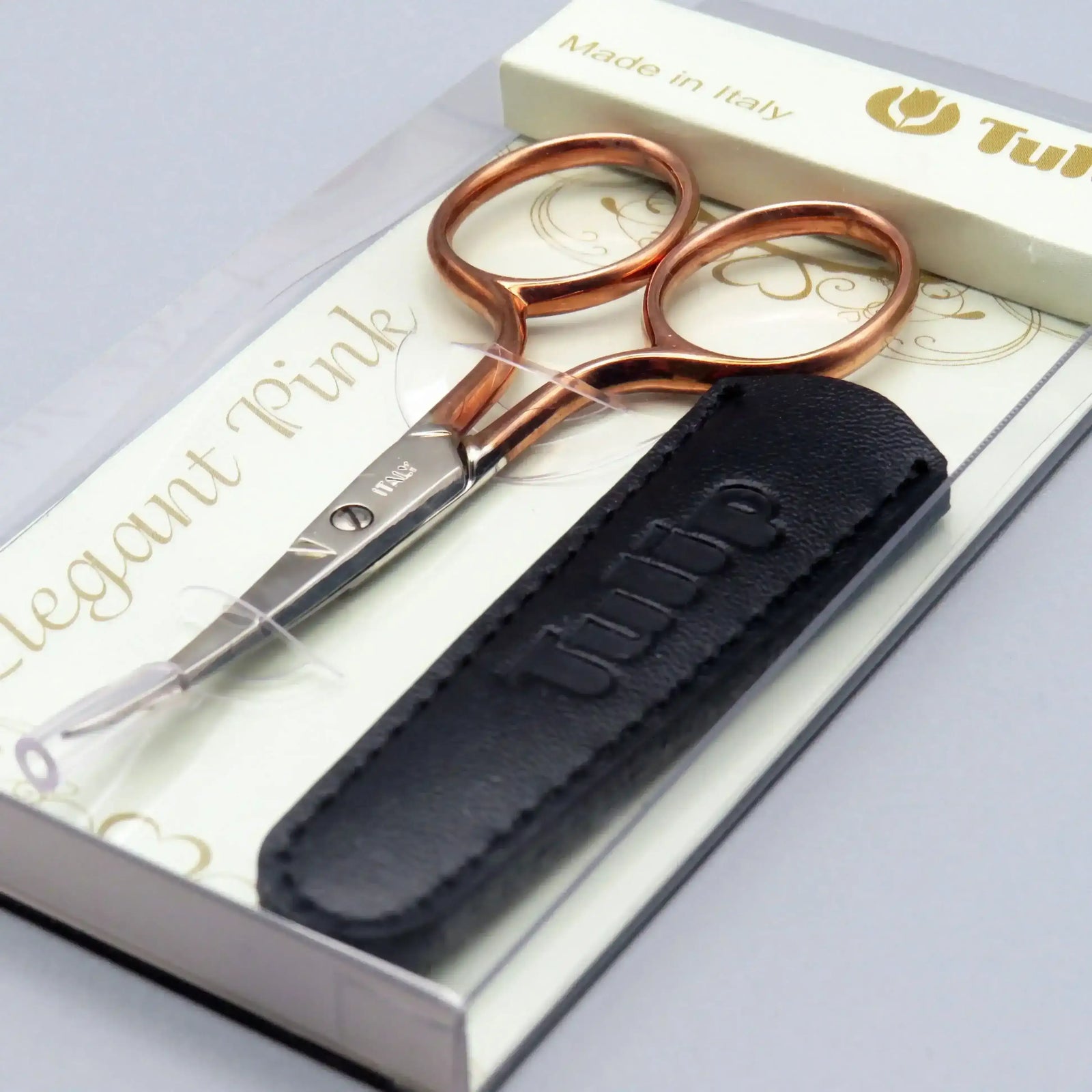 Tulip Elegant Rose Gold Scissors , Embroidery Supplies , Tulip , craft scissors, embroidery scissors, needlework scissors, new, scissors, scrissors , StitchDoodles , shop.stitchdoodles.com