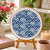 A gorgeous colourful way of having holiday memories all year round. and its completed with one stitch - Stem stitch.