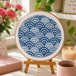 A gorgeous colourful way of having holiday memories all year round. and its completed with one stitch - Stem stitch.
