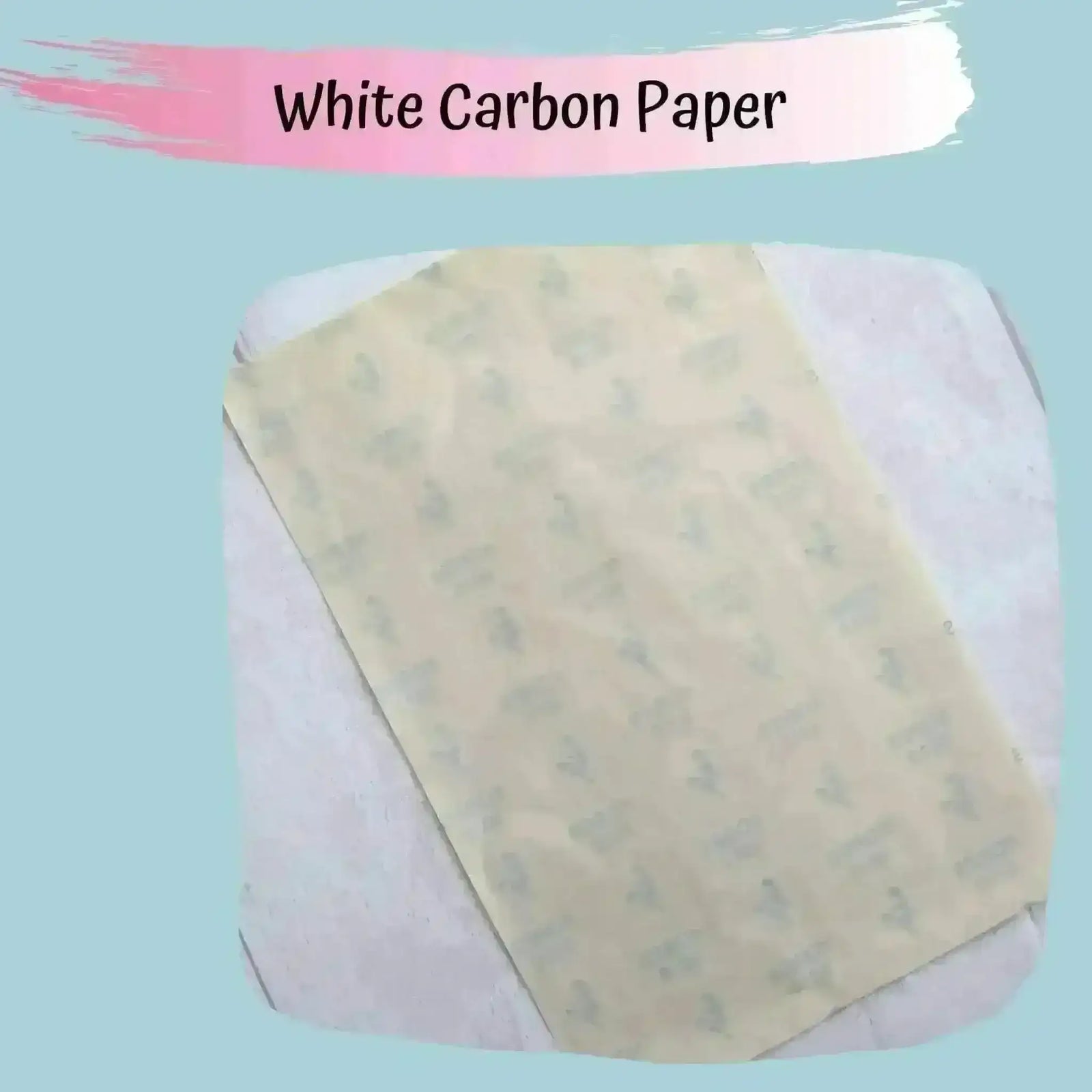 White Carbon Paper for transferring patterns on to dark fabric , Embroidery Supplies , StitchDoodles , embroidery hoop kit, embroidery kit for adults, embroidery kit for beginners, embroidery kits for adults, embroidery kits for beginers, hand embroidery, hand stitching, modern embroidery kits, white carbon paper , StitchDoodles , shop.stitchdoodles.com