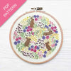 wild flowers embroidery pdf pattern