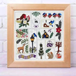 Winter Splendour Hand Embroidery Pattern , PDF Download , StitchDoodles , bird embroidery, embroidery hoop kit, embroidery kit for adults, embroidery kit for beginners, embroidery kits for adults, embroidery kits for beginers, flower embroidery, hand embroidery, modern embroidery kits, PDF pattern, winter embroidery , StitchDoodles , shop.stitchdoodles.com