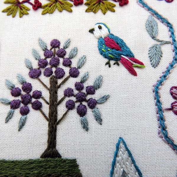 Hand Embroidery Kit - Berry Daydream – Three Little Birds Sewing Co.