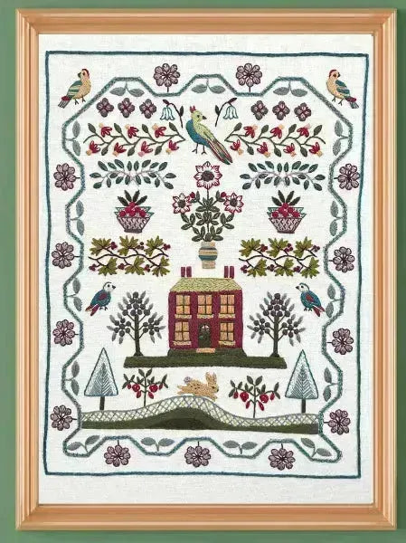 WinterBerry Cottage Hand Embroidery Kit , Embroidery Kit , StitchDoodles , Embroidery, embroidery hoop, embroidery hoop kit, Embroidery Kit, embroidery kit for adults, embroidery kit fro beginners, embroidery pattern, hand embroidery, hand embroidery fabric, hand embroidery kit, hand embroidery seat frame, modern embroidery kits, nurge embroidery hoop, nurge hoops, nurge seat stand, Printed Pattern, wildlife embroidery , StitchDoodles , shop.stitchdoodles.com