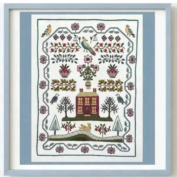 WinterBerry Cottage Hand Embroidery Kit , Embroidery Kit , StitchDoodles , Embroidery, embroidery hoop, embroidery hoop kit, Embroidery Kit, embroidery kit for adults, embroidery kit fro beginners, embroidery pattern, hand embroidery, hand embroidery fabric, hand embroidery kit, hand embroidery seat frame, modern embroidery kits, nurge embroidery hoop, nurge hoops, nurge seat stand, Printed Pattern, wildlife embroidery , StitchDoodles , shop.stitchdoodles.com