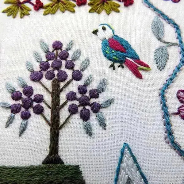 WinterBerry Cottage Hand Embroidery Kit , Embroidery Kit , StitchDoodles , Embroidery, embroidery hoop, embroidery hoop kit, Embroidery Kit, embroidery kit for adults, embroidery kit fro beginners, embroidery pattern, hand embroidery, hand embroidery fabric, hand embroidery kit, hand embroidery seat frame, modern embroidery kits, nurge embroidery hoop, nurge hoops, nurge seat stand, Printed Pattern, wildlife embroidery , StitchDoodles , shop.stitchdoodles.com