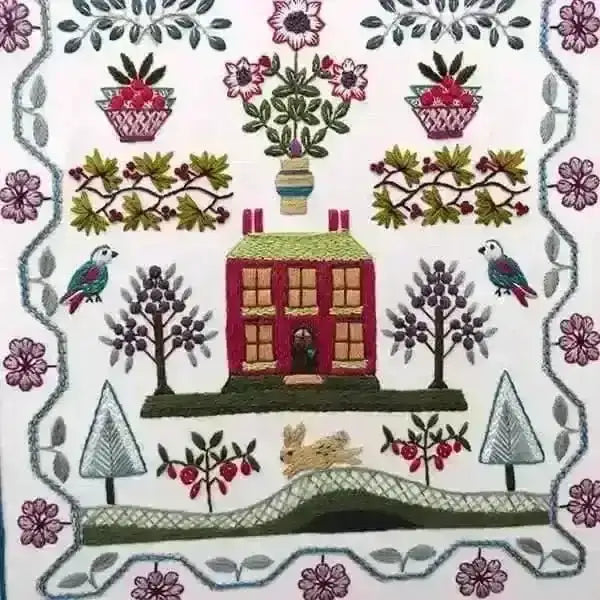 WinterBerry Cottage PDF Pattern , PDF Download , StitchDoodles , embroidery hoop kit, Embroidery Kit, embroidery kit for adults, embroidery kit fro beginners, embroidery pattern, flower embroidery, hand embroidery, hand embroidery kit, hand embroidery pattern, modern embroidery kits, month embroidery, PDF pattern, year embroidery , StitchDoodles , shop.stitchdoodles.com