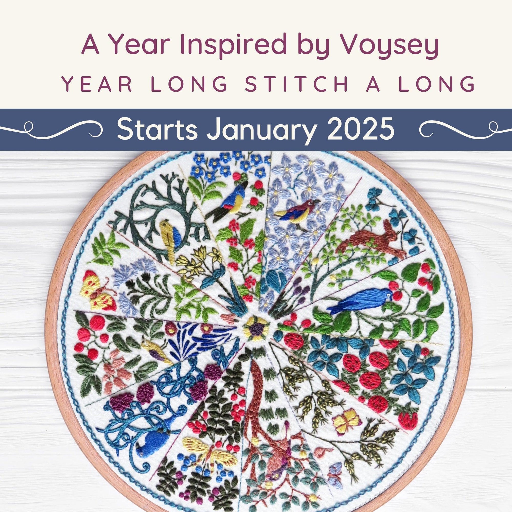 A Year Inspired by Voysey Printed Fabric